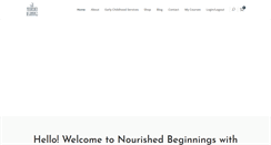Desktop Screenshot of nourishedbeginnings.org