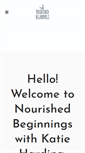 Mobile Screenshot of nourishedbeginnings.org